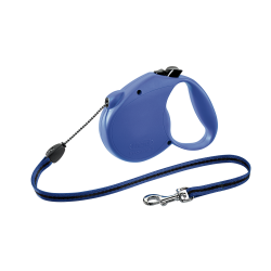 Fexi Retractable Dog Leash (Cord), 16 Ft, Medium, Blue
